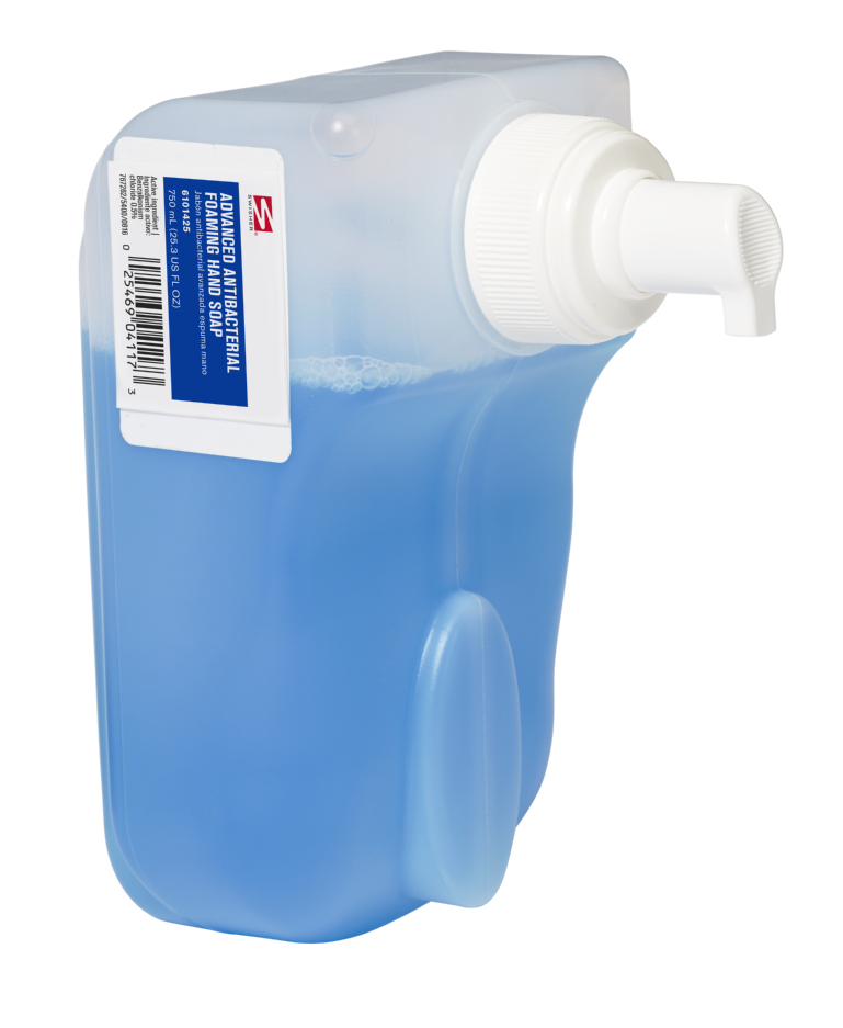 Foaming antibacterial hand soap top