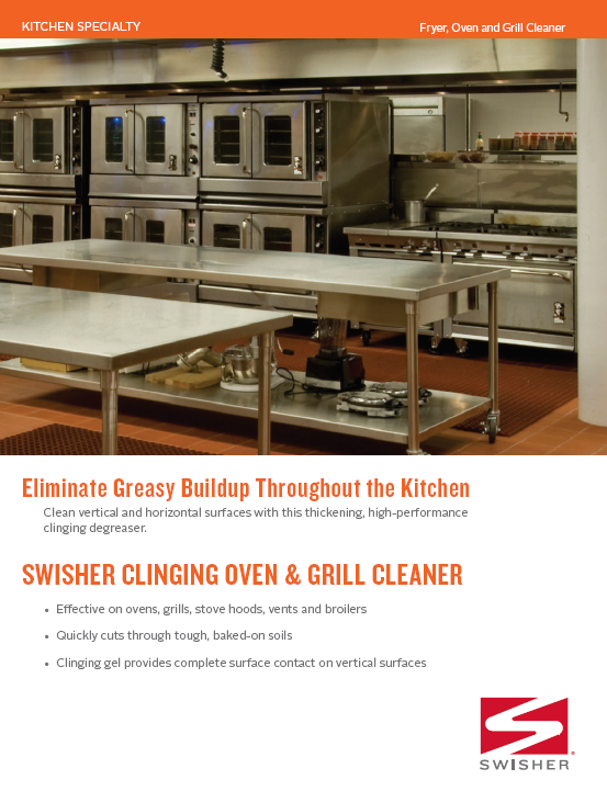 Swisher Clinging Oven Grill Cleaner