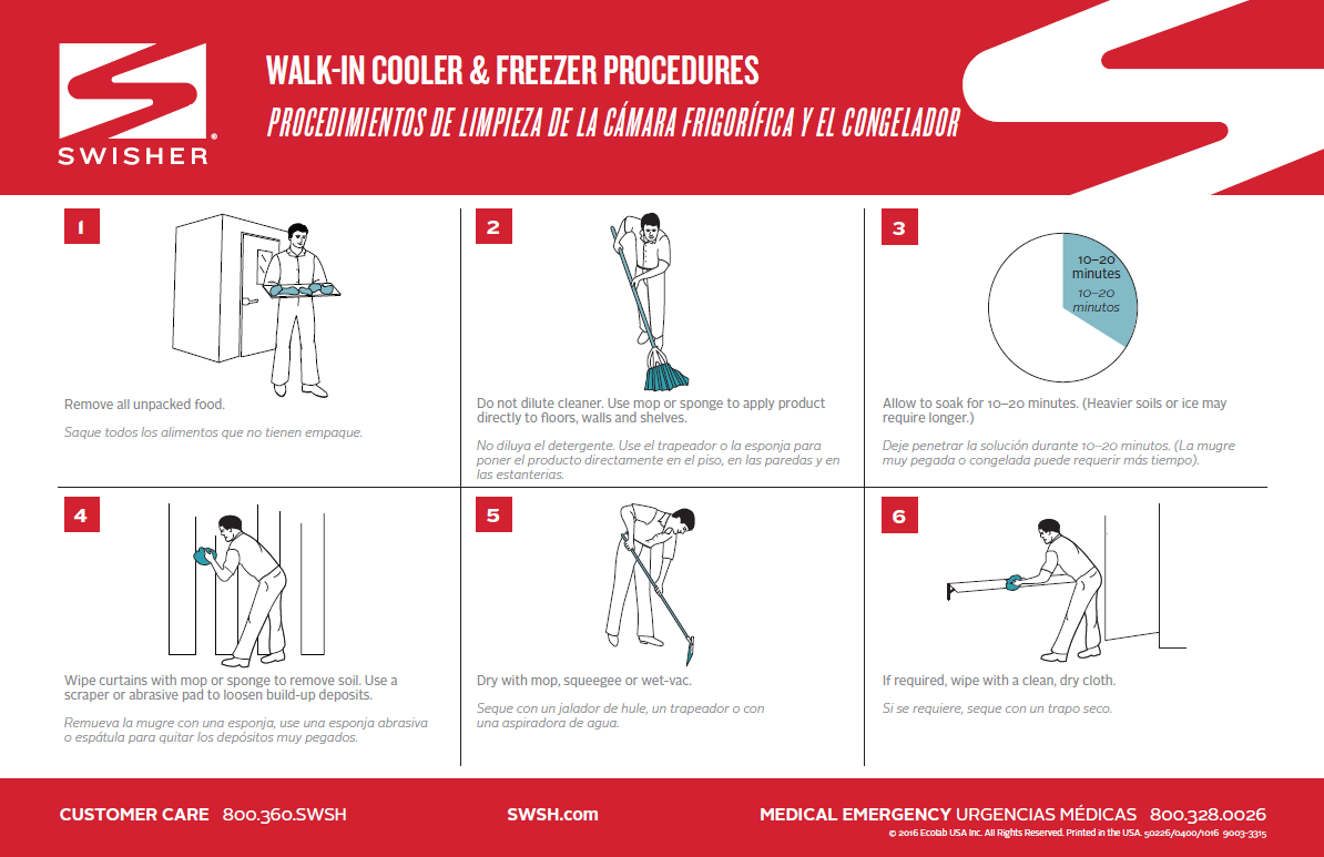 Swisher Freezer Cooler Cleaner