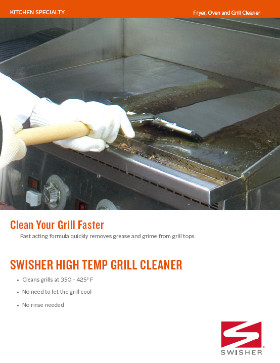 Swisher High Temp Grill Cleaner