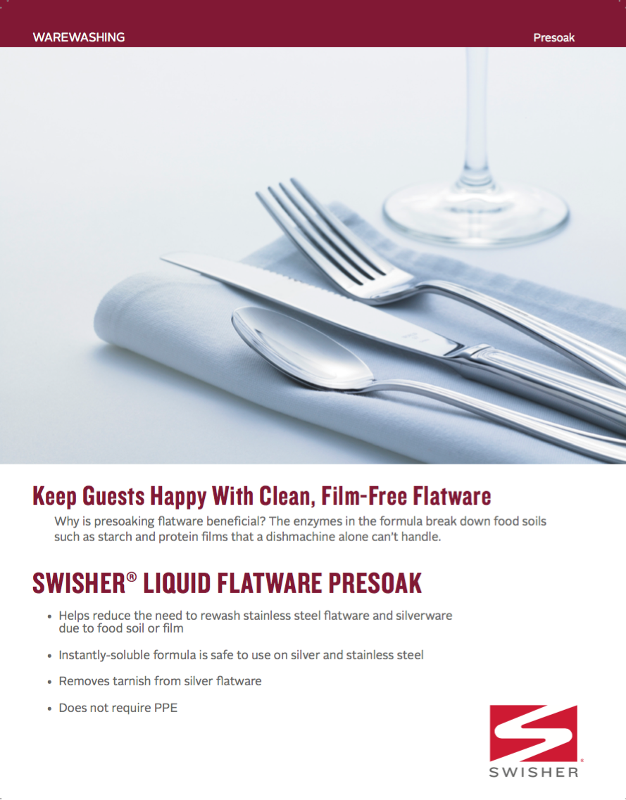 Swisher Liquid Flatware Presoak