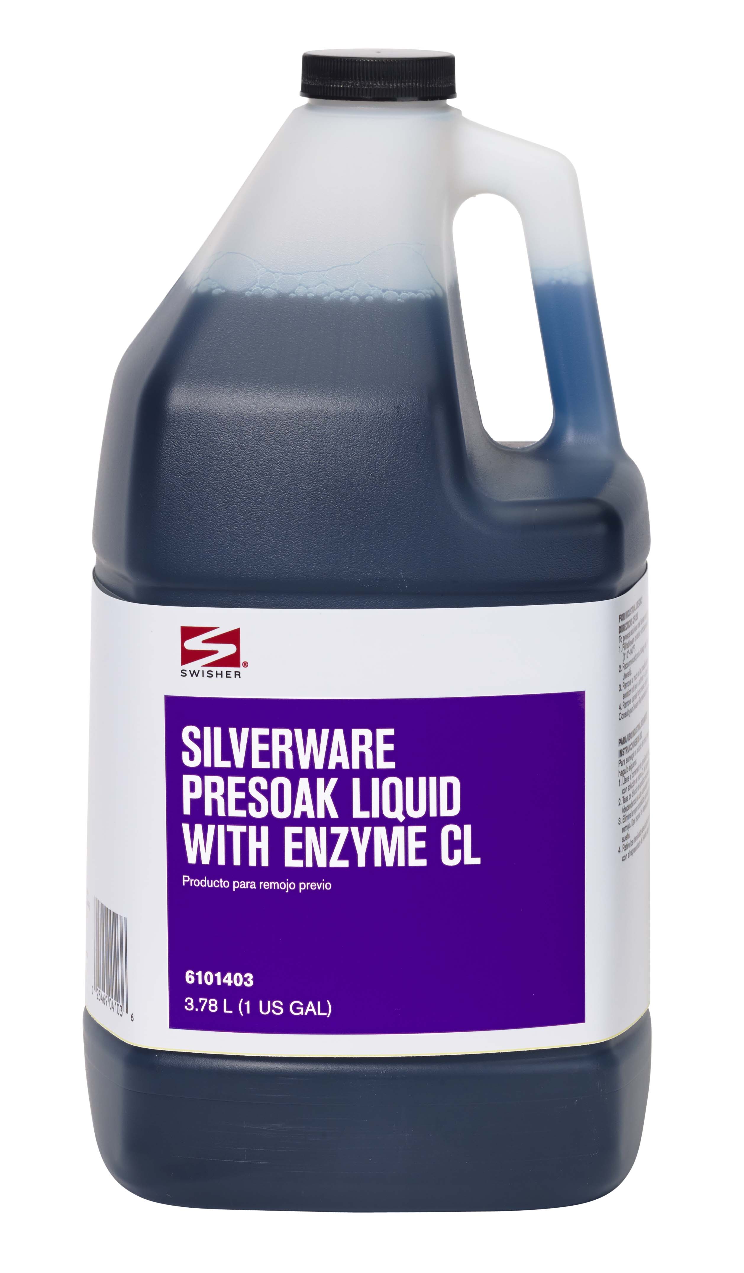 Swisher Silverware Presoak Liquid with Enzyme CL