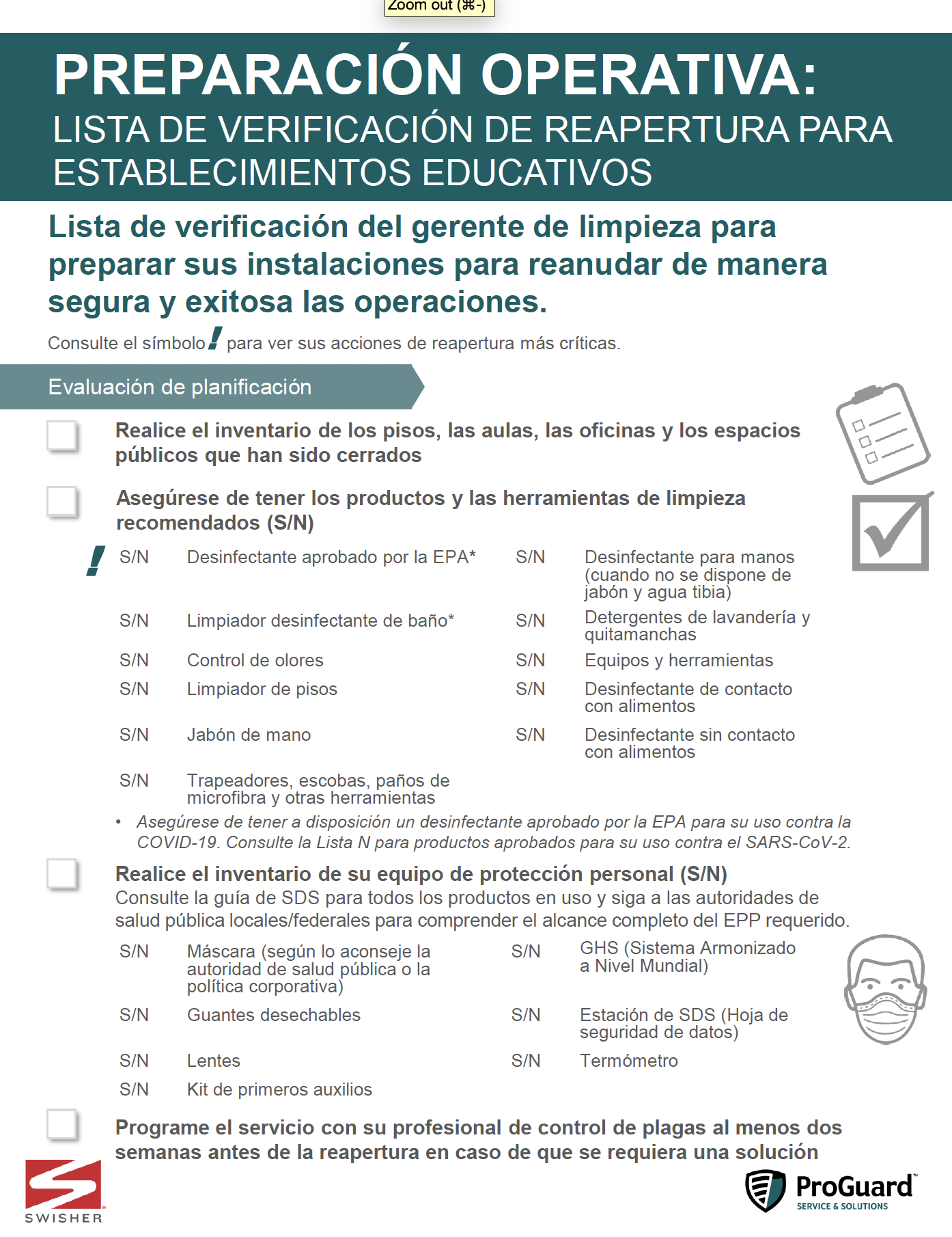 Operational Readiness: Manager Checklist 