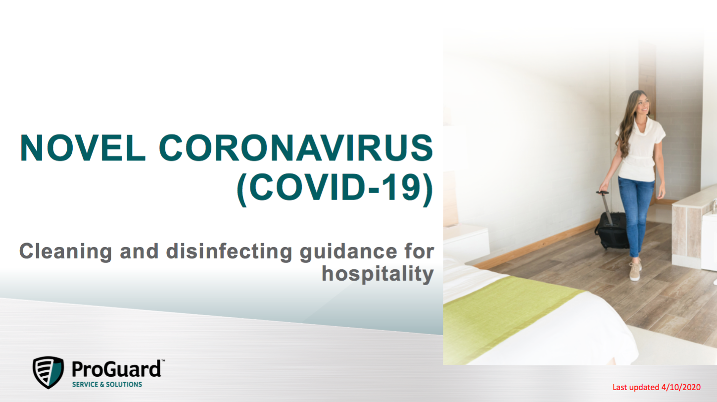 Cleaning and Disinfecting Guidance for Hospitality